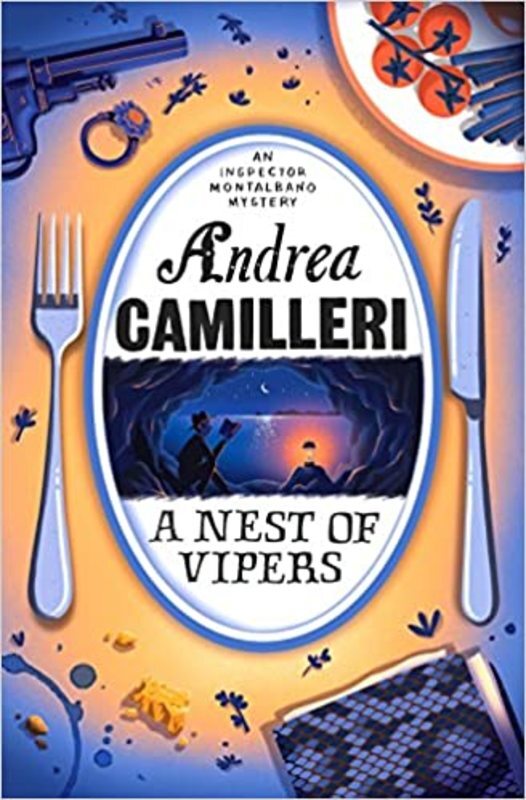 Book cover for "A Nest of Vipers" by Andrea Camilleri