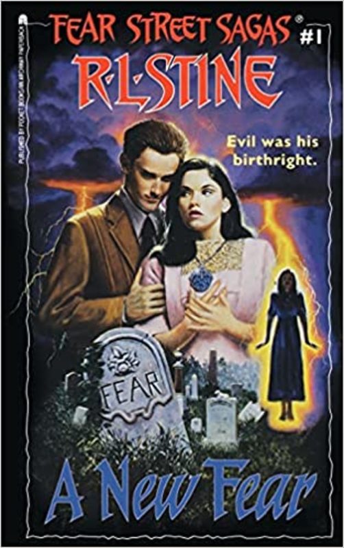 Book cover for "A New Fear" by R.L. Stine
