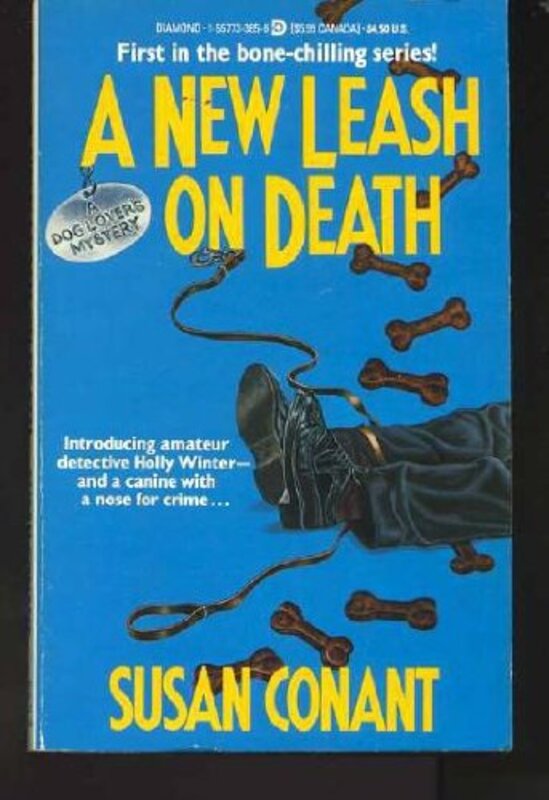 Book cover for "A New Leash on Death" by Susan Conant