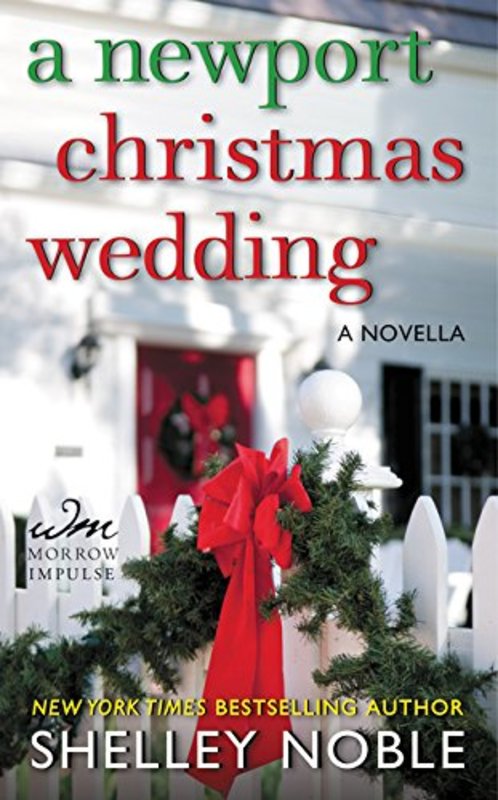 Book cover for "A Newport Christmas Weddingla" by Shelley Noble