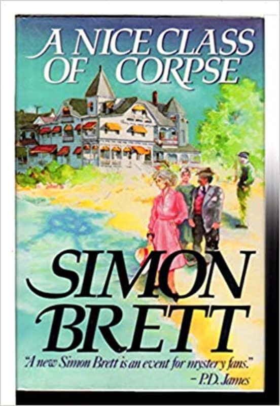 Book cover for "A Nice Class of Corpse" by Simon Brett