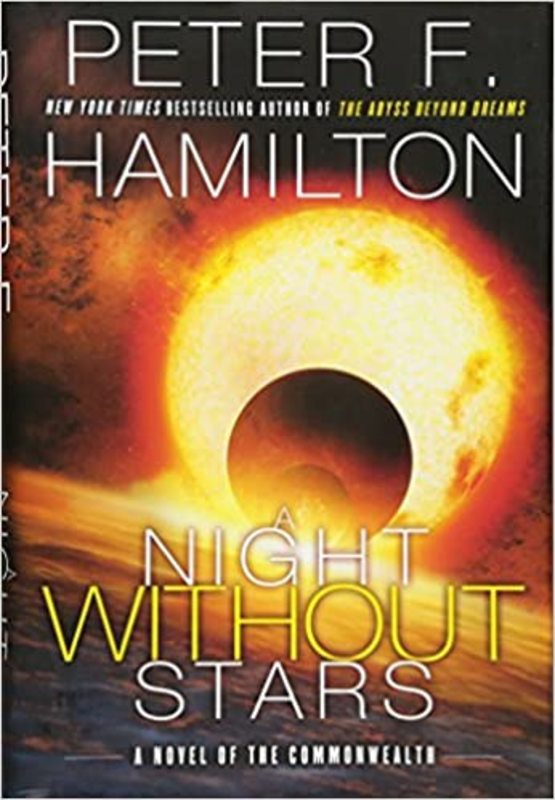 Book cover for "A Night Without Stars" by Peter F. Hamilton