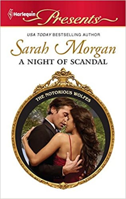 Book cover for "A Night of Scandal" by Sarah Morgan