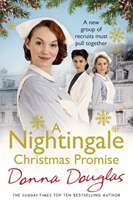 Book cover for "A Nightingale Christmas Promise" by Donna Douglas