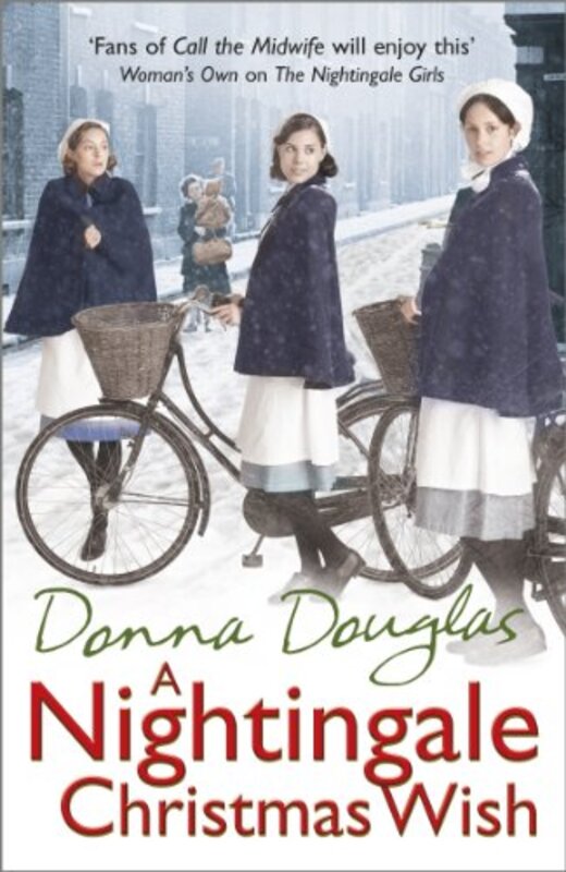 Book cover for "A Nightingale Christmas Wish" by Donna Douglas