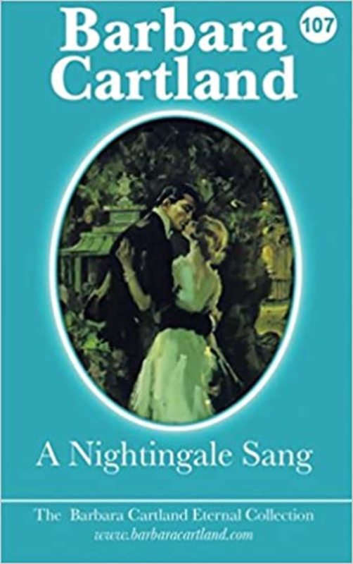 Book cover for "A Nightingale Sang" by Barbara Cartland