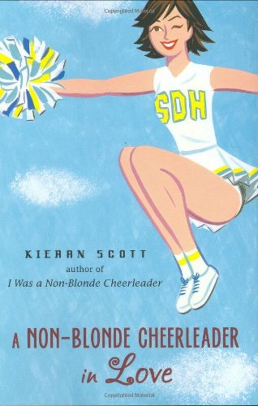 Book cover for "A Non-Blonde Cheerleader in Love" by Kieran Scott