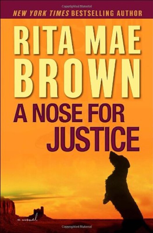 Book cover for "A Nose for Justice" by Rita Mae Brown