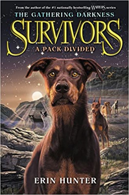 Book cover for "A Pack Divided" by Erin Hunter