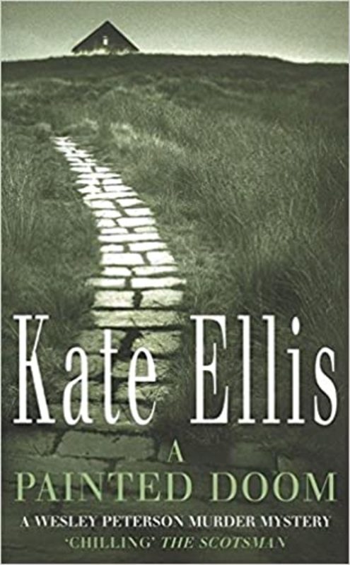 Book cover for "A Painted Doom" by Kate Ellis