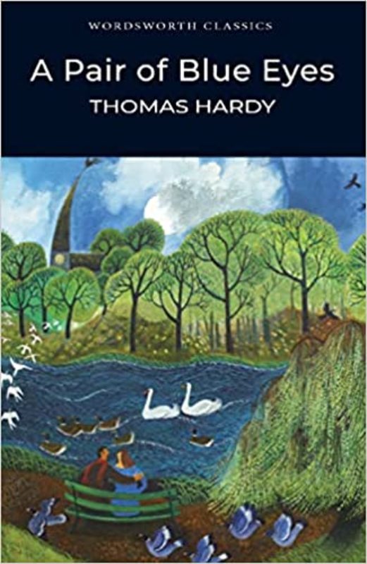 Book cover for "A Pair of Blue Eyes" by Thomas Hardy