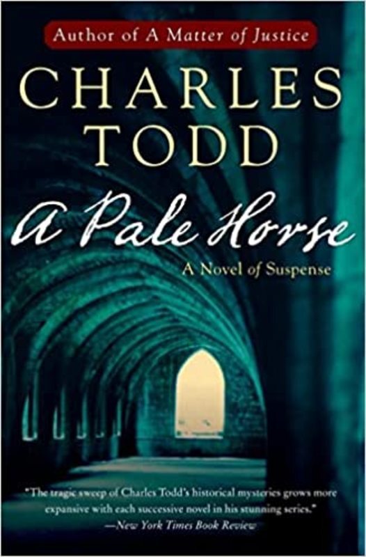 Book cover for "A Pale Horse" by Charles Todd