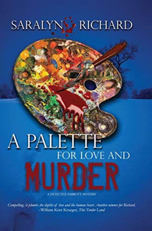 Book cover for "A Palette for Love and Murder" by Saralyn Richard