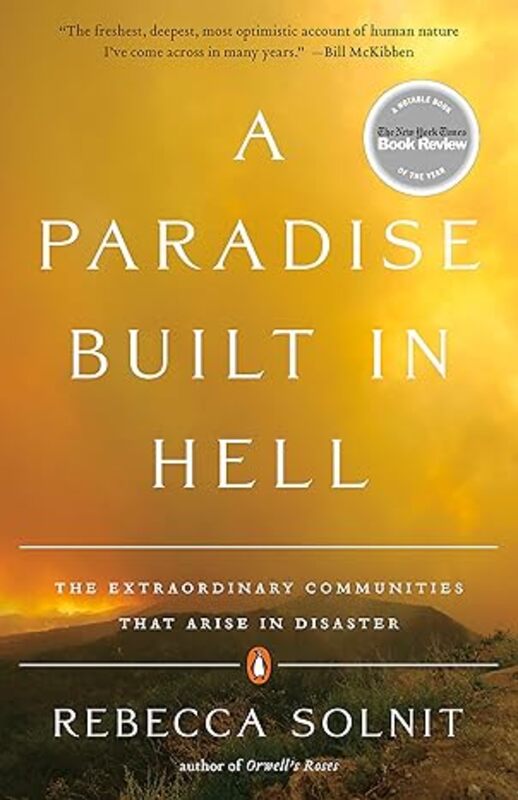 Book cover for "A Paradise Built in Hell" by Rebecca Solnit