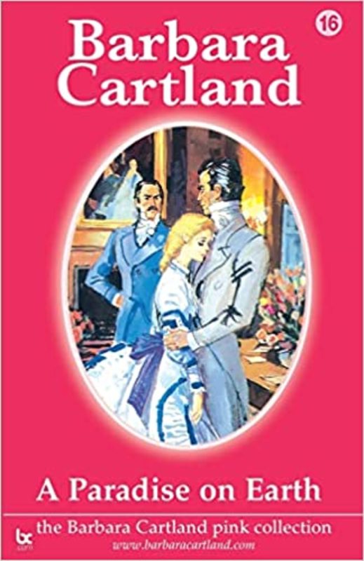 Book cover for "A Paradise on Earth" by Barbara Cartland