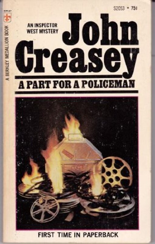 Book cover for "A Part for a Policeman" by John Creasey