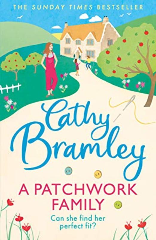 Book cover for "A Patchwork Family" by Cathy Bramley