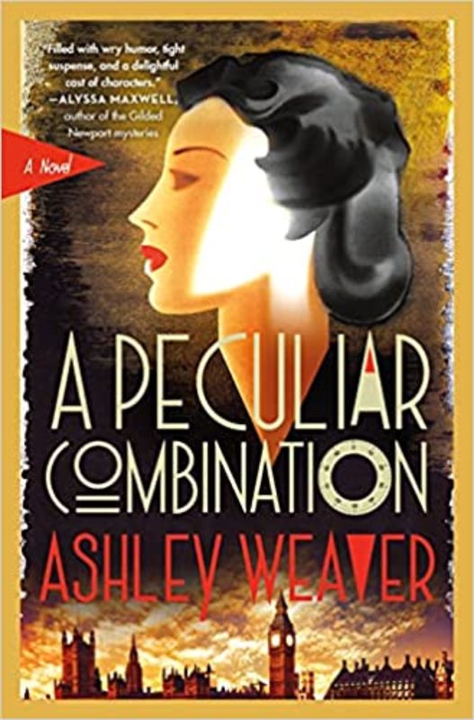 Book cover for "A Peculiar Combination" by Ashley Weaver