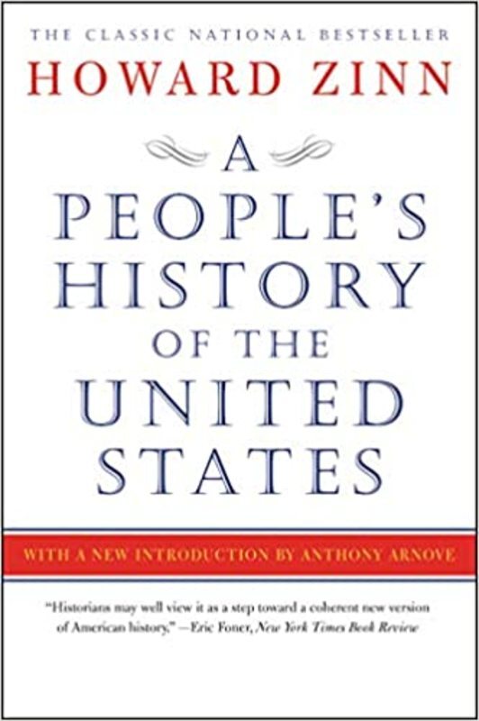 Book cover for "A People's History of the United States" by Howard Zinn