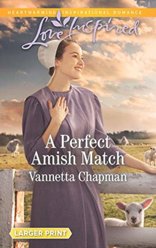 Book cover for "A Perfect Amish Match" by Vannetta Chapman