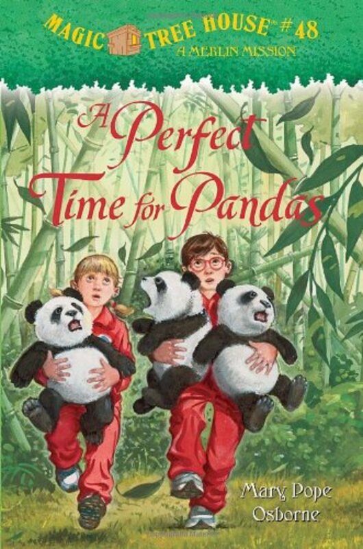 Book cover for "A Perfect Time for Pandas" by Mary Pope Osborne