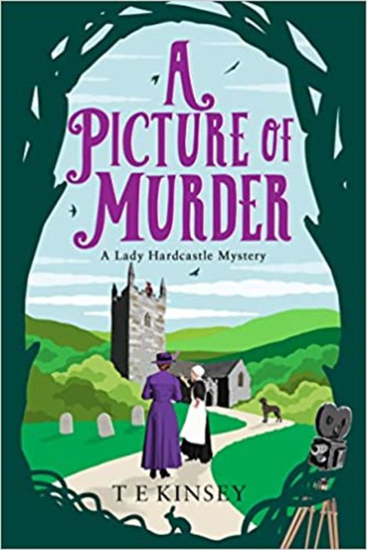 Book cover for "A Picture of Murder" by TE Kinsey