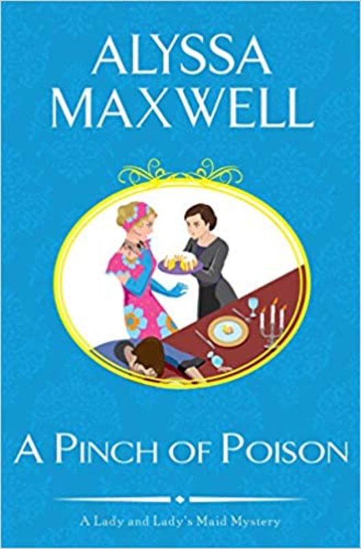 Book cover for "A Pinch of Poison" by Alyssa Maxwell