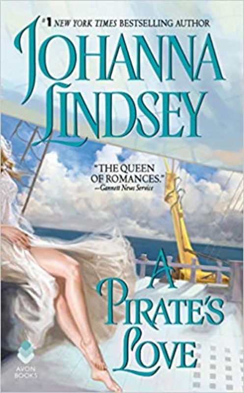 Book cover for "A Pirate's Love" by Johanna Lindsey