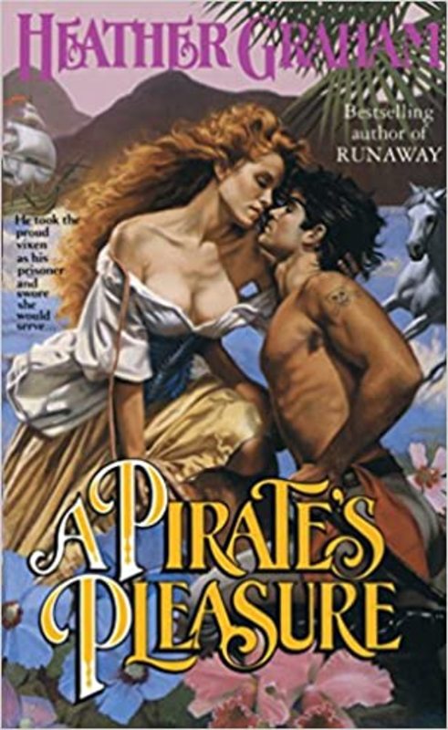 Book cover for "A Pirate's Pleasure" by Heather Graham