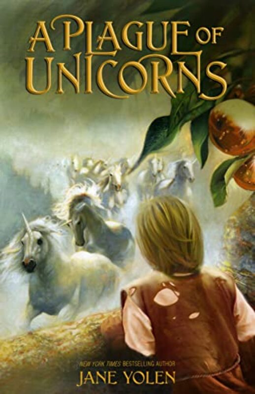 Book cover for "A Plague of Unicorns" by Jane Yolen