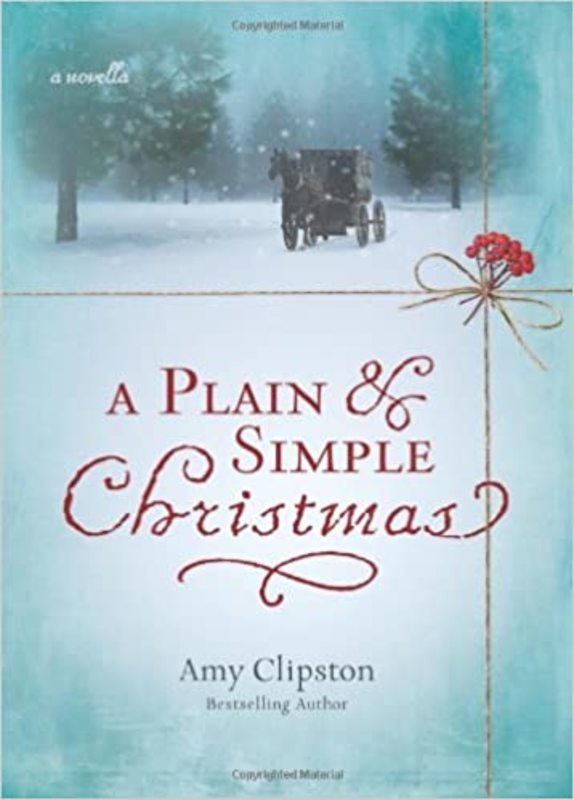 Book cover for "A Plain and Simple Christmas" by Amy Clipston