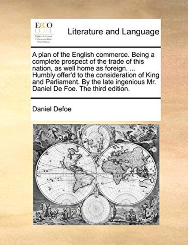 Book cover for "A Plan of the English Commerce" by Daniel Defoe