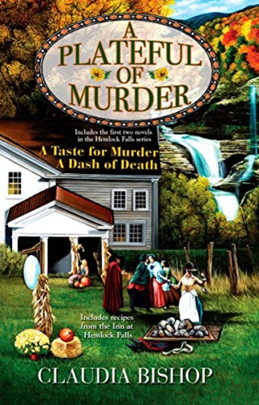 Book cover for "A Plateful of Murder" by Mary Stanton