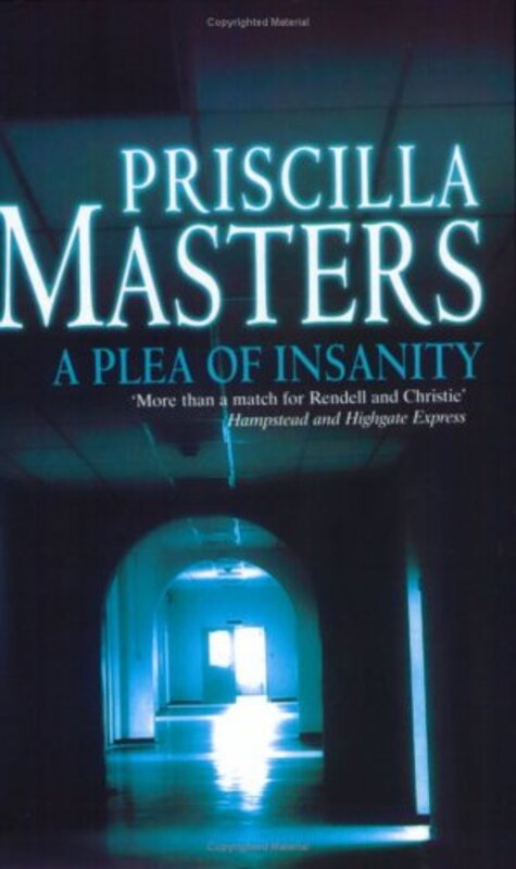 Book cover for "A Plea of Insanity" by Priscilla Masters