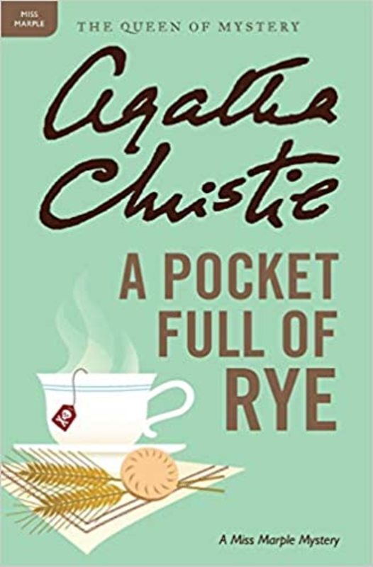 Book cover for "A Pocket Full of Rye" by Agatha Christie