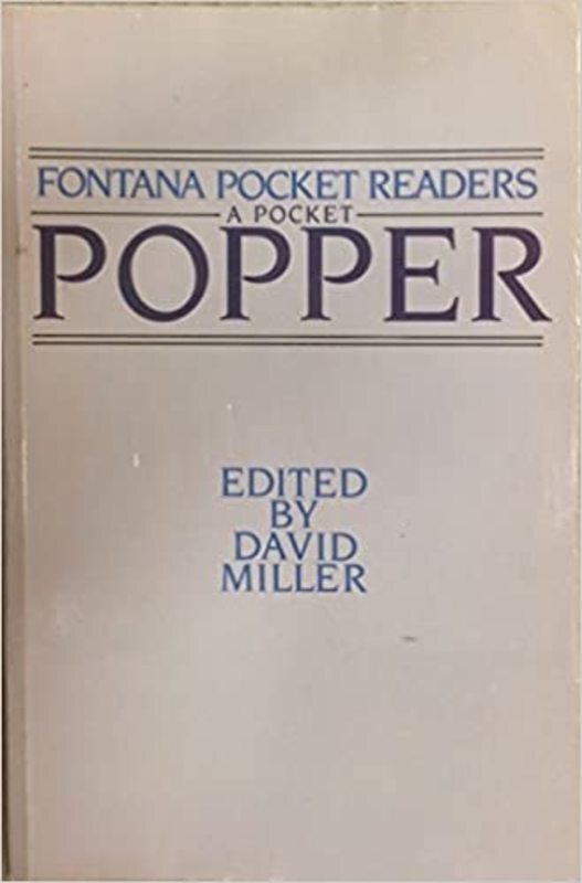 Book cover for "A Pocket Popper" by David Miller