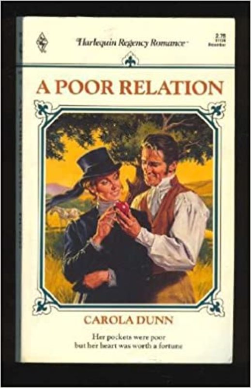 Book cover for "A Poor Relation" by Carola Dunn