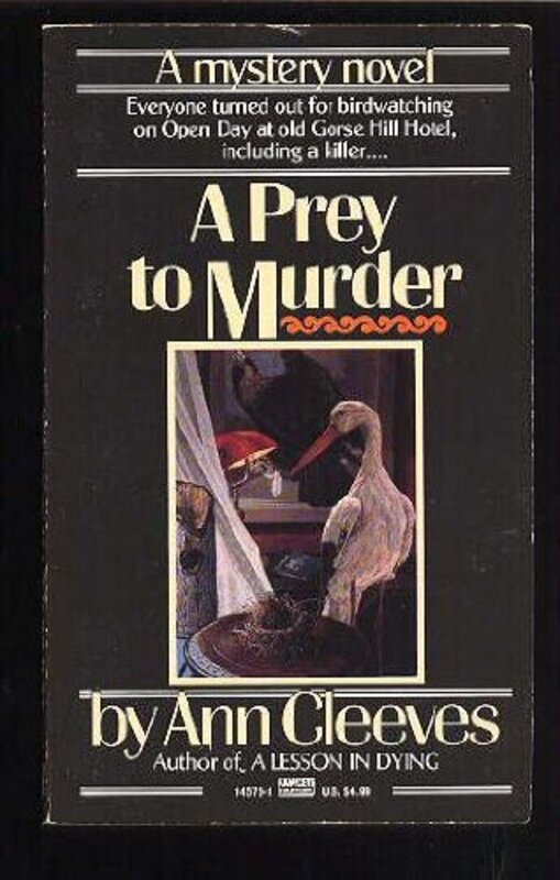 Book cover for "A Prey To Murder" by Ann Cleeves