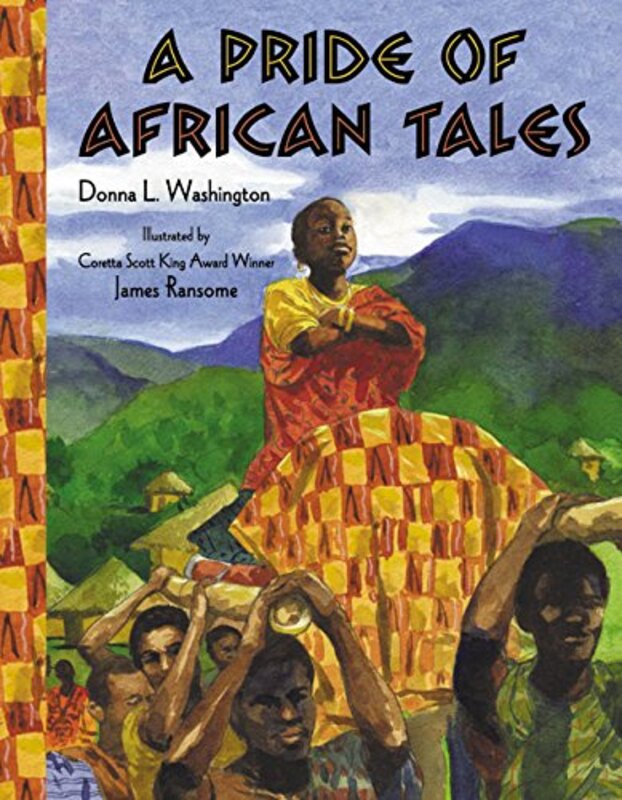 Book cover for "A Pride of African Tales" by James E Ransome