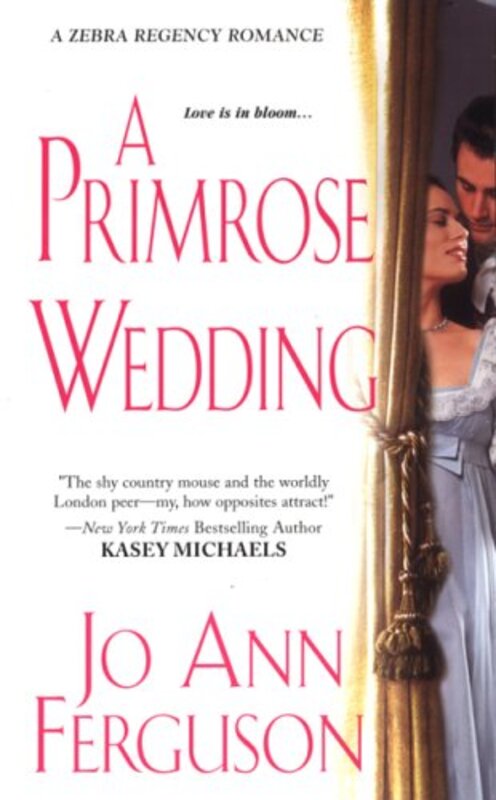 Book cover for "A Primrose Wedding" by Jo Ann JA Ferguson