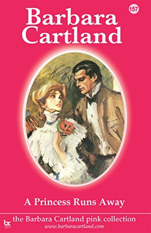 Book cover for "A Princess Runs Away" by Barbara Cartland