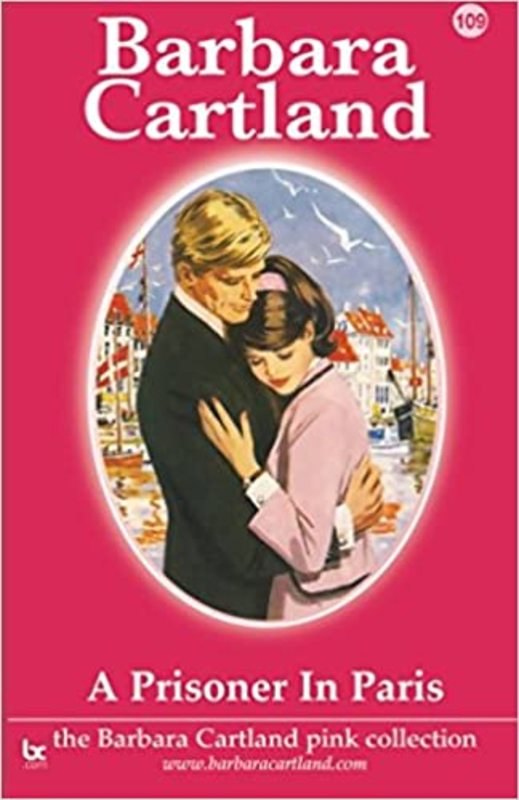 Book cover for "A Prisioner in Paris" by Barbara Cartland
