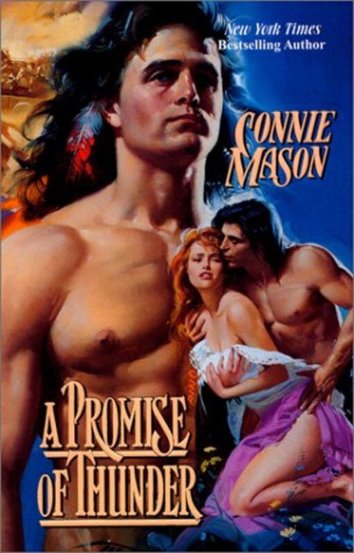 Book cover for "A Promise of Thunder" by Connie Mason