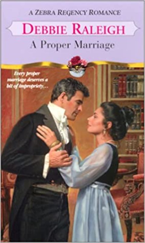 Book cover for "A Proper Marriage" by Alexandra Ivy