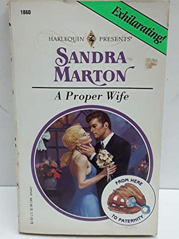 Book cover for "A Proper Wife" by Rita Bradshaw