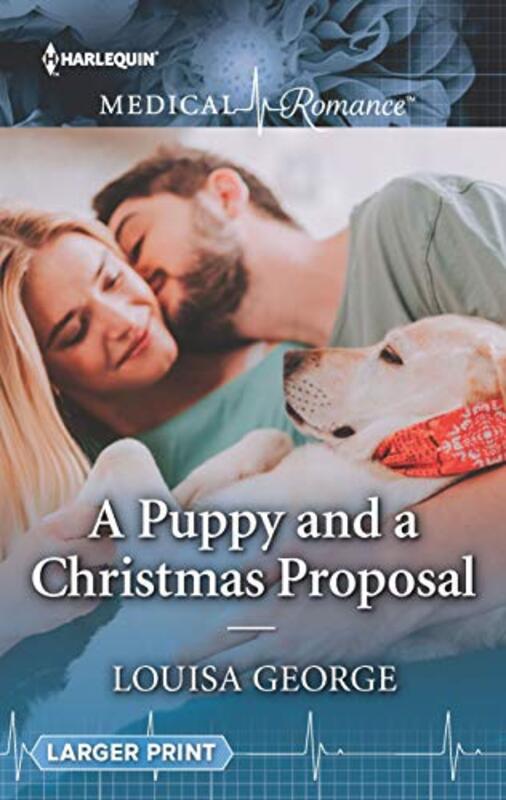Book cover for "A Puppy and a Christmas Proposal" by Louisa George