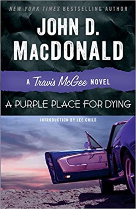 Book cover for "A Purple Place for Dying" by John D. MacDonald