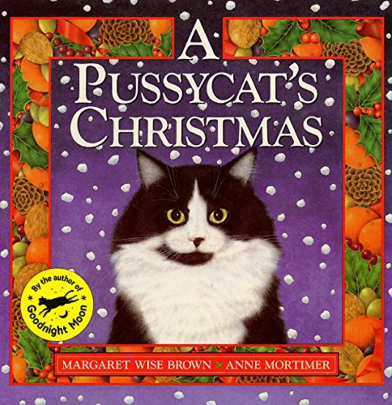 Book cover for "A Pussycat's Christmas" by Margaret Wise Brown