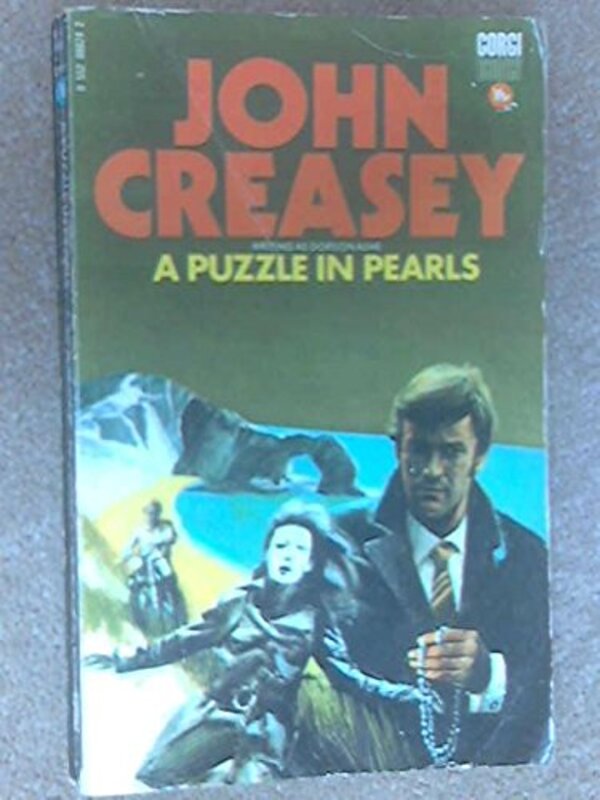 Book cover for "A Puzzle in Pearls" by John Creasey