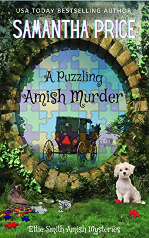 Book cover for "A Puzzling Amish Murder" by Samantha Price